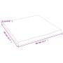 Encimera baño madera maciza tratada marrón oscuro 40x40x2 cm de vidaXL, Encimeras - Ref: Foro24-3156188, Precio: 31,74 €, Des...