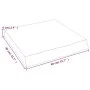 Encimera de baño madera tratada marrón oscuro 40x40x(2-6) cm de vidaXL, Encimeras - Ref: Foro24-3156190, Precio: 36,28 €, Des...