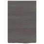 Encimera de baño madera tratada marrón oscuro 40x60x(2-6) cm de vidaXL, Encimeras - Ref: Foro24-3156196, Precio: 50,99 €, Des...