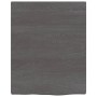 Encimera baño madera maciza tratada marrón oscuro 40x50x2 cm de vidaXL, Encimeras - Ref: Foro24-3156191, Precio: 33,72 €, Des...