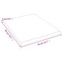 Encimera baño madera maciza tratada marrón oscuro 40x50x2 cm de vidaXL, Encimeras - Ref: Foro24-3156191, Precio: 33,72 €, Des...