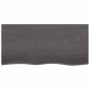 Encimera baño madera maciza tratada marrón oscuro 100x50x2 cm de vidaXL, Encimeras - Ref: Foro24-3156227, Precio: 59,11 €, De...