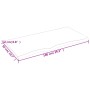 Encimera baño madera maciza tratada marrón oscuro 100x50x2 cm de vidaXL, Encimeras - Ref: Foro24-3156227, Precio: 59,11 €, De...