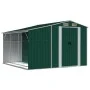 Cobertizo de jardín acero galvanizado verde 277x279x179 cm de vidaXL, Cobertizos - Ref: Foro24-3188287, Precio: 423,54 €, Des...