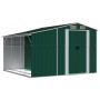 Cobertizo de jardín acero galvanizado verde 277x279x179 cm de vidaXL, Cobertizos - Ref: Foro24-3188287, Precio: 446,55 €, Des...