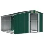 Cobertizo de jardín acero galvanizado verde 277x279x179 cm de vidaXL, Cobertizos - Ref: Foro24-3188287, Precio: 423,54 €, Des...
