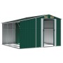 Cobertizo de jardín acero galvanizado verde 277x279x179 cm de vidaXL, Cobertizos - Ref: Foro24-3188287, Precio: 446,55 €, Des...