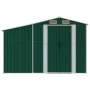Cobertizo de jardín acero galvanizado verde 277x279x179 cm de vidaXL, Cobertizos - Ref: Foro24-3188287, Precio: 423,54 €, Des...