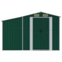 Cobertizo de jardín acero galvanizado verde 277x279x179 cm de vidaXL, Cobertizos - Ref: Foro24-3188287, Precio: 446,55 €, Des...