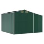 Cobertizo de jardín acero galvanizado verde 277x279x179 cm de vidaXL, Cobertizos - Ref: Foro24-3188287, Precio: 446,55 €, Des...