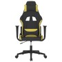 Silla gaming tela verde claro y negro de vidaXL, Sillones para videojuegos - Ref: Foro24-3143738, Precio: 110,33 €, Descuento: %