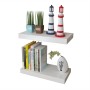 Estantes de pared 4 unidades blanco 40 cm de vidaXL, Estantes y estanterías - Ref: Foro24-275996, Precio: 54,58 €, Descuento: %