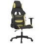 Silla gaming tela verde claro y negro de vidaXL, Sillones para videojuegos - Ref: Foro24-3143738, Precio: 110,33 €, Descuento: %