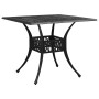 Mesa y sillas de bistró 3 piezas aluminio fundido negro de vidaXL, Conjuntos de jardín - Ref: Foro24-3070587, Precio: 506,51 ...