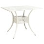 Mesa y sillas de bistró 5 piezas aluminio fundido blanco de vidaXL, Conjuntos de jardín - Ref: Foro24-3070615, Precio: 731,54...