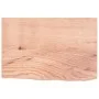 Badezimmerarbeitsplatte aus hellbraun behandeltem Massivholz, 60 x 40 x 2 cm von vidaXL, Arbeitsplatten - Ref: Foro24-3156104...