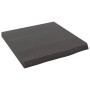 Encimera baño madera maciza tratada marrón oscuro 40x40x(2-4)cm de vidaXL, Encimeras - Ref: Foro24-3156189, Precio: 37,61 €, ...