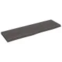 Behandelte dunkelbraune Holz-Badezimmerarbeitsplatte 100x30x(2-4) cm von vidaXL, Arbeitsplatten - Ref: Foro24-3156222, Preis:...