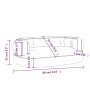 Cama para perros de espuma cuero sintético azul oscuro 88x65 cm de vidaXL, Camas para perros - Ref: Foro24-171315, Precio: 88...