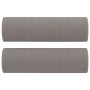 Juego de sofás con cojines 2 piezas tela gris taupe en Sofás | Comprar online en Foru.es