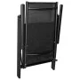 Garden dining set 5 pieces aluminum and black textilene by vidaXL, Garden sets - Ref: Foro24-3070656, Price: 277,99 €, Discou...