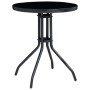 Juego de bistró de jardín 3 piezas negro y antracita de vidaXL, Conjuntos de jardín - Ref: Foro24-3070655, Precio: 242,21 €, ...