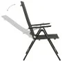 Juego de bistró de jardín 3 piezas negro y antracita de vidaXL, Conjuntos de jardín - Ref: Foro24-3070655, Precio: 231,11 €, ...