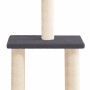 Rascador para gatos con postes de sisal gris oscuro 85,5 cm en Mobiliario para gatos | Comprar online en Foru.es