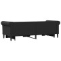 Sofá con cama nido cuero sintético negro 90x200 cm de vidaXL, Camas y somieres - Ref: Foro24-3197723, Precio: 291,66 €, Descu...