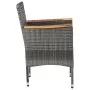 Juego de comedor para jardín 3 piezas gris de vidaXL, Conjuntos de jardín - Ref: Foro24-3072474, Precio: 199,82 €, Descuento: %