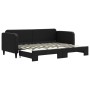 Sofá cama nido tela negro 80x200 cm de vidaXL, Camas y somieres - Ref: Foro24-3196813, Precio: 248,84 €, Descuento: %