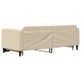 Sofá cama nido tela crema 80x200 cm de vidaXL, Camas y somieres - Ref: Foro24-3196815, Precio: 246,01 €, Descuento: %