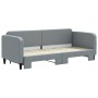 Sofá cama nido tela gris claro 80x200 cm de vidaXL, Camas y somieres - Ref: Foro24-3196811, Precio: 250,28 €, Descuento: %