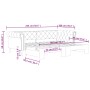 Sofá con cama nido cuero sintético cappuccino 90x200 cm de vidaXL, Camas y somieres - Ref: Foro24-3197726, Precio: 275,63 €, ...