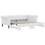 Sofá con cama nido cuero sintético blanco 90x200 cm de vidaXL, Camas y somieres - Ref: Foro24-3197724, Precio: 300,62 €, Desc...