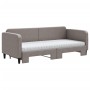 Sofá cama nido con colchón tela gris taupe 80x200 cm de vidaXL, Camas y somieres - Ref: Foro24-3196832, Precio: 437,79 €, Des...