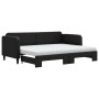 Sofá cama nido con colchón tela negro 80x200 cm de vidaXL, Camas y somieres - Ref: Foro24-3196831, Precio: 417,55 €, Descuent...