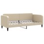 Sofá cama nido con cajones tela color crema 80x200 cm de vidaXL, Camas y somieres - Ref: Foro24-3196851, Precio: 286,41 €, De...