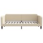 Sofá cama nido con cajones tela color crema 80x200 cm de vidaXL, Camas y somieres - Ref: Foro24-3196851, Precio: 286,41 €, De...