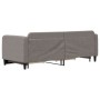 Sofá cama nido con cajones tela gris taupe 80x200 cm de vidaXL, Camas y somieres - Ref: Foro24-3196850, Precio: 286,54 €, Des...