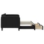 Sofá cama nido con cajones tela negro 80x200 cm de vidaXL, Camas y somieres - Ref: Foro24-3196849, Precio: 289,63 €, Descuent...