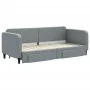 Ausziehbares Schlafsofa mit Schubladen aus hellgrauem Stoff, 80 x 200 cm von vidaXL, Betten und Lattenroste - Ref: Foro24-319...