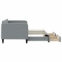 Sofá cama nido con cajones tela gris claro 80x200 cm de vidaXL, Camas y somieres - Ref: Foro24-3196847, Precio: 289,54 €, Des...