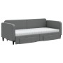 Sofá cama nido con cajones tela gris oscuro 80x200 cm de vidaXL, Camas y somieres - Ref: Foro24-3196866, Precio: 455,49 €, De...