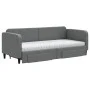 Trundle sofa bed with drawers dark gray fabric 80x200 cm by vidaXL, Beds and slatted bases - Ref: Foro24-3196866, Price: 457,...