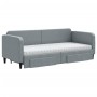 Sofá cama nido con cajones tela gris claro 80x200 cm de vidaXL, Camas y somieres - Ref: Foro24-3196865, Precio: 453,24 €, Des...