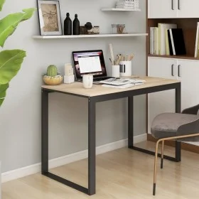 Escritorio de ordenador aglomerado negro y roble 110x60x73 cm de vidaXL, Escritorios - Ref: Foro24-30199, Precio: 130,15 €, D...