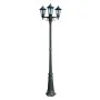 Farola de jardín 3 brazos aluminio verde oscuro/negro 215 cm de vidaXL, Iluminación de exterior - Ref: Foro24-40246, Precio: ...