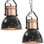 Lámparas de techo 2 unidades redondas negro E27 de vidaXL, Lámparas - Ref: Foro24-50868, Precio: 92,48 €, Descuento: %