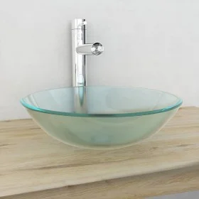 Lavabo de vidrio templado 42 cm esmerilado by vidaXL, Sinks - Ref: Foro24-142230, Price: 56,89 €, Discount: %